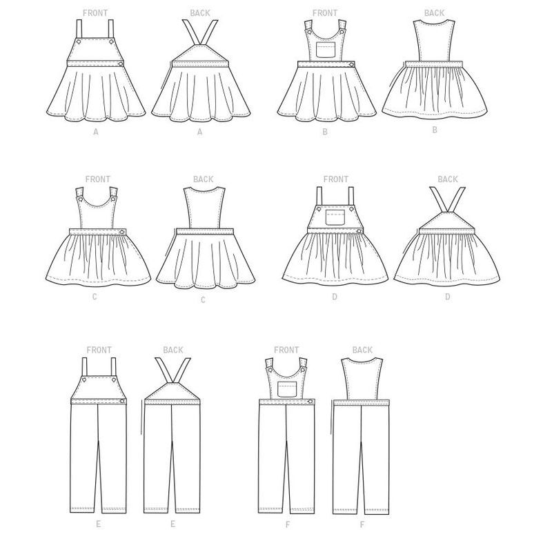 Patron McCall's 7459.CCE - Chasubles et salopettes