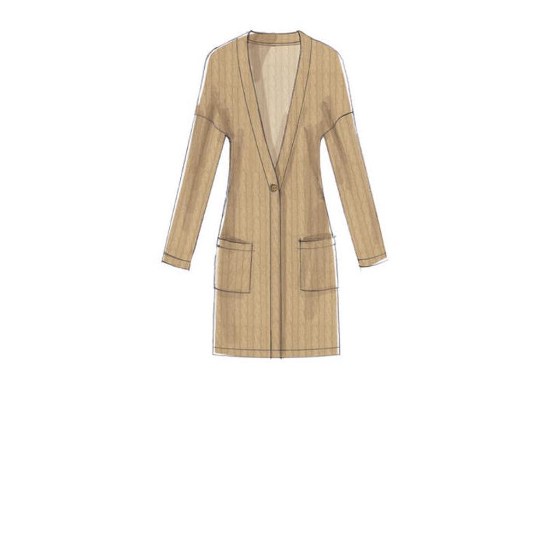 Patron McCall's 7476.Y - Gilet et cardigans