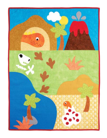 Patron McCall's 7553.OSZ - Jouets dinosaures et couvre-lit