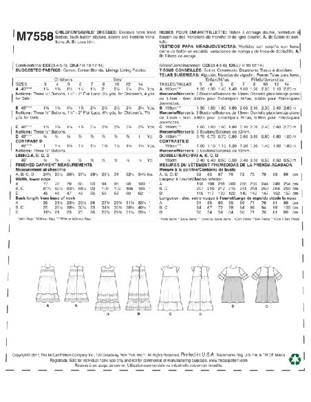 Patron McCall's 7558.CCE - Robes