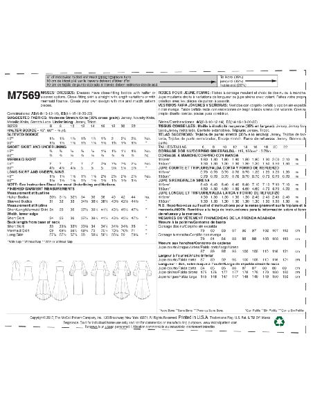Patron McCall's 7569.A5 - Robes