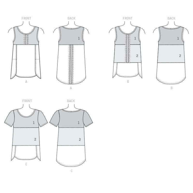 µPatron McCall's 7600.B5 - Hauts