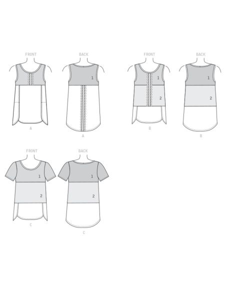 µPatron McCall's 7600.B5 - Hauts