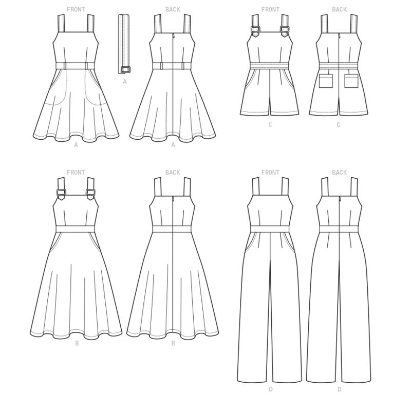 Patron McCall's 7626.AX5 - Robes, barboteuse et combinaison