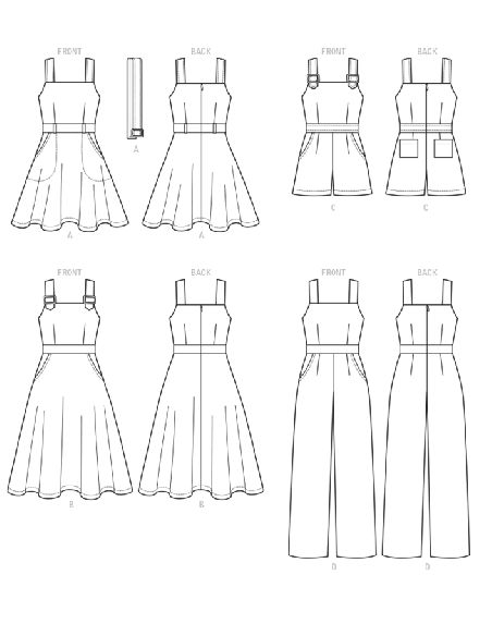 Patron McCall's 7626.AX5 - Robes, barboteuse et combinaison