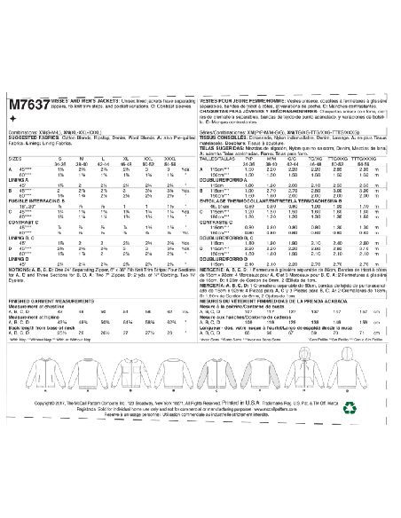 Patron McCall's 7637.XM - Vestes