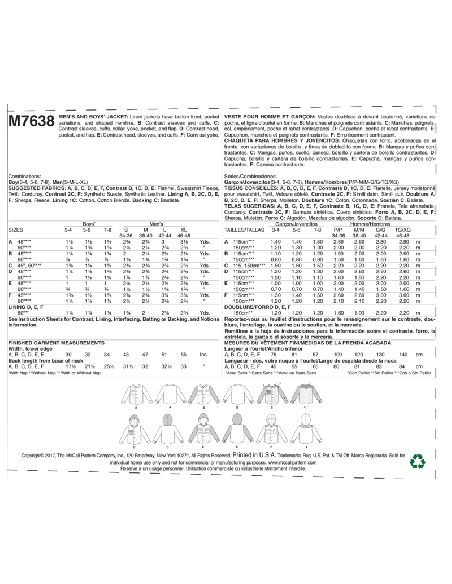 Patron McCall's 7638.BOY - Veste