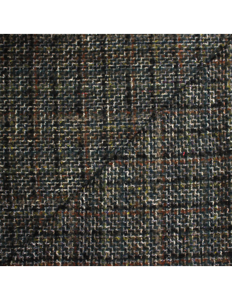 Tweed laine & alpaga - Vert Forêt