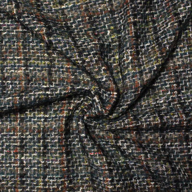 Tweed laine & alpaga - Vert Forêt