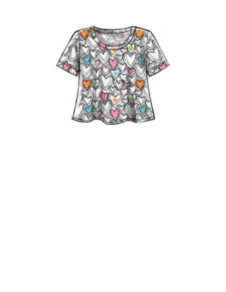 Patron McCall's 7697.B5 - Hauts, robe, short et pantalon