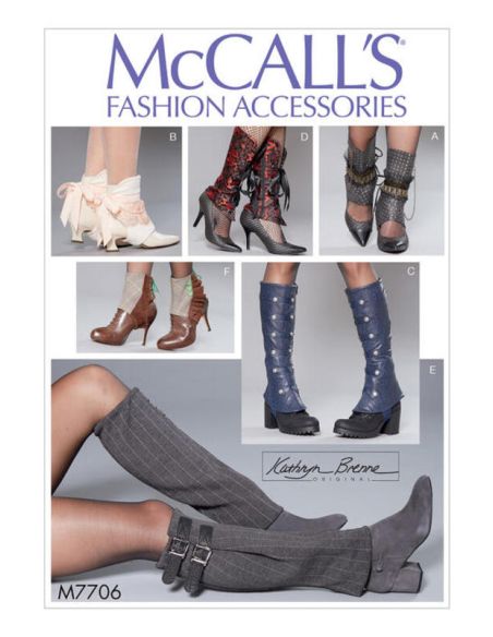 Patron McCall's 7706.OS - Mi-guêtres