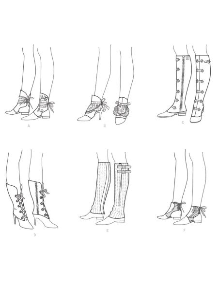 Patron McCall's 7706.OS - Mi-guêtres