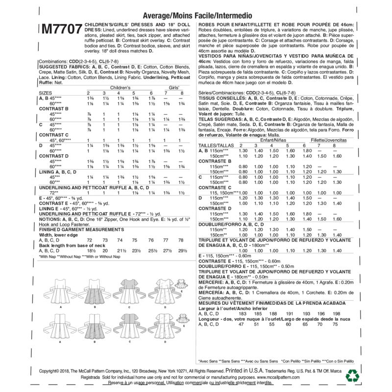 Patron McCall's 7707.CDD - Robes