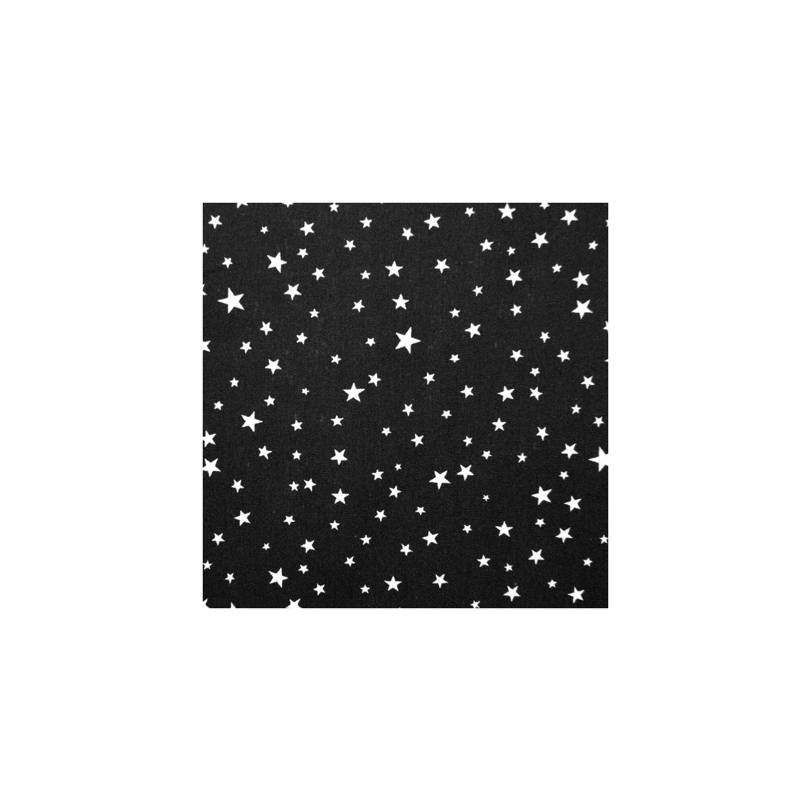 Tissu Coton imprimé étoiles fond noir