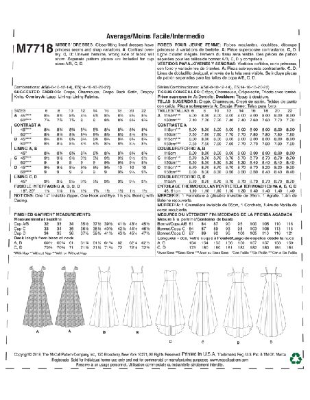 Patron McCall's 7718.A5 - Robes