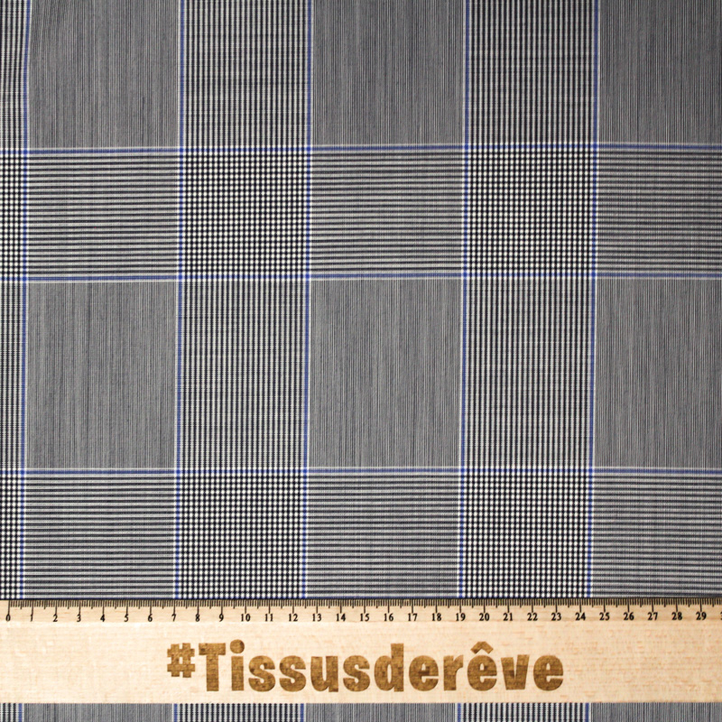 Tissu tailleur super 120's - Prince de Galles