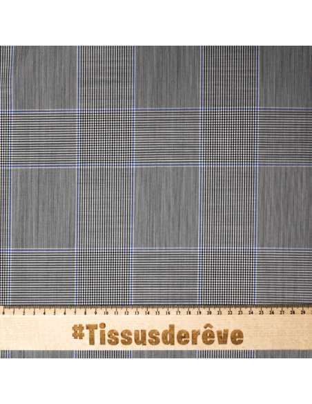 Tissu tailleur super 120's - Prince de Galles