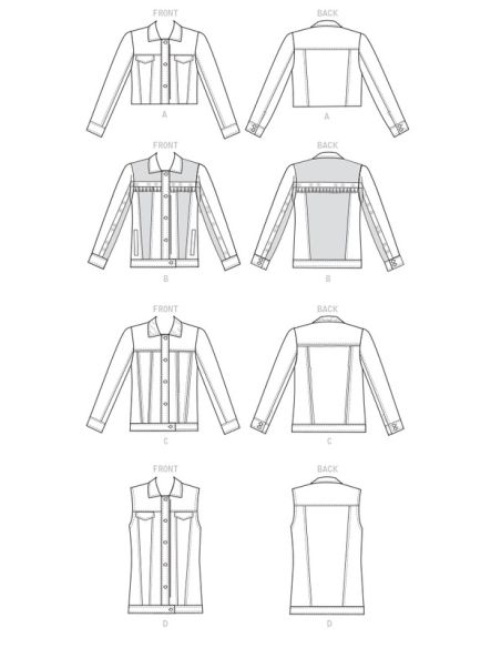 Patron McCall's 7729.A5 - Vestes et gilet