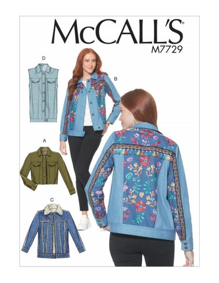 Patron McCall's 7729.A5 - Vestes et gilet