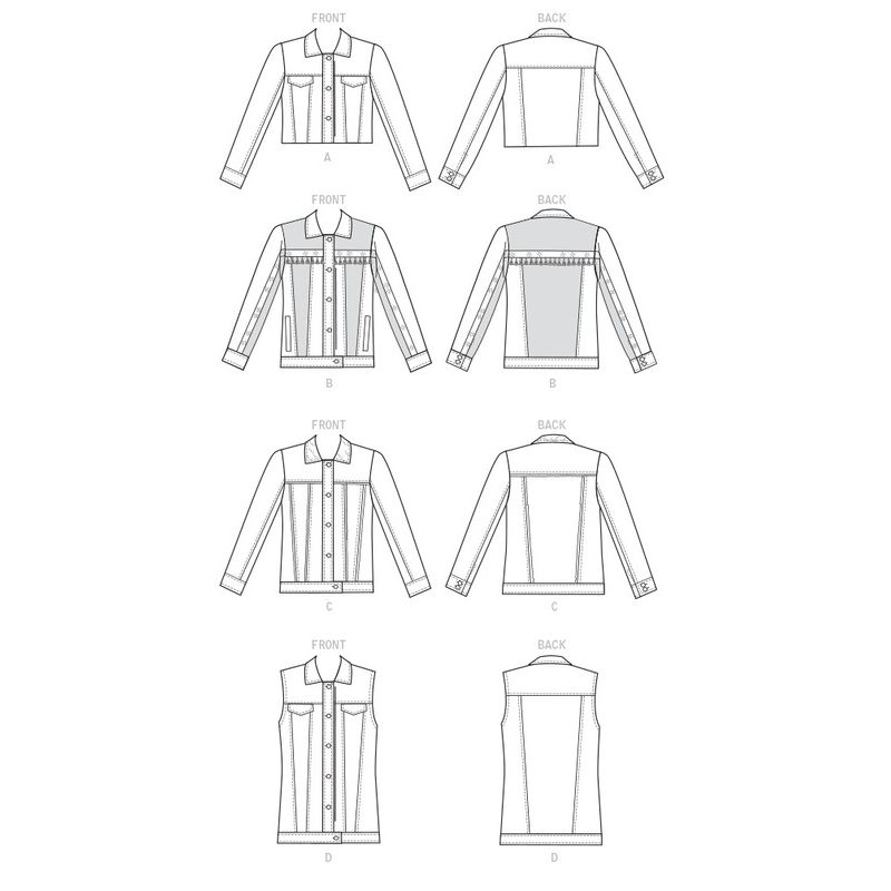 Patron McCall's 7729.A5 - Vestes et gilet