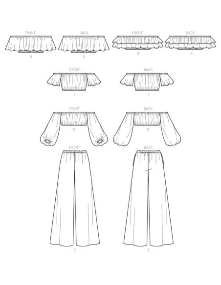 Patron McCall's 7757.Y - Hauts et pantalon