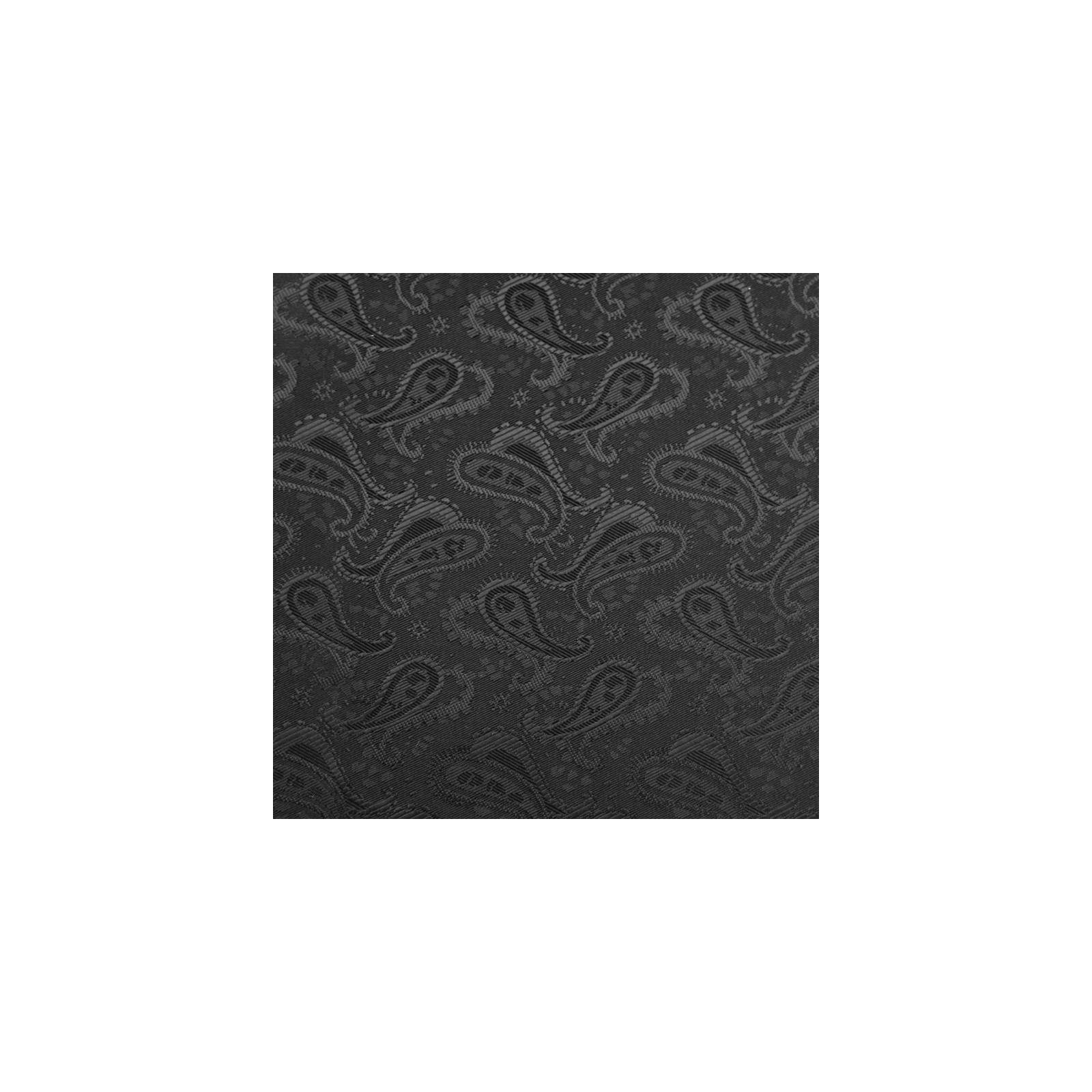 Tissu Doublure Jacquard imprimé cachemire noir