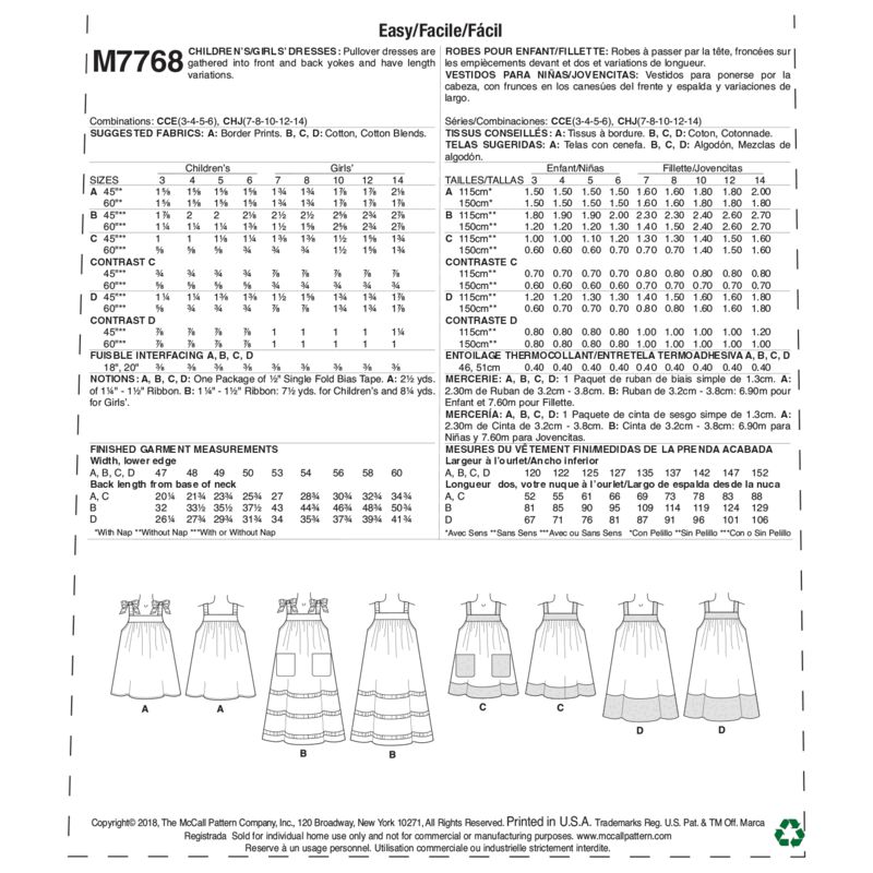 Patron McCall's 7768.CCE - Robes