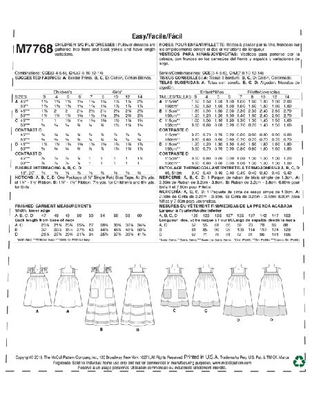 Patron McCall's 7768.CCE - Robes
