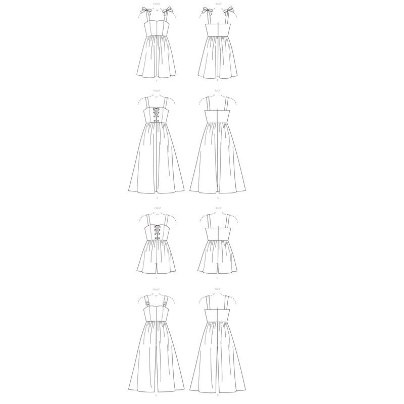 Patron McCall's 7778.A5 - Robes, barboteuse et combinaison