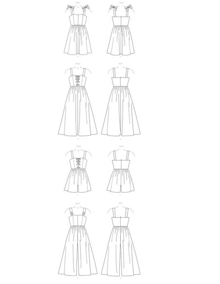 Patron McCall's 7778.A5 - Robes, barboteuse et combinaison