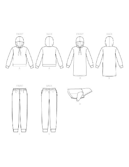 Patron McCall's 7816.Y - Haut, robe et pantalon