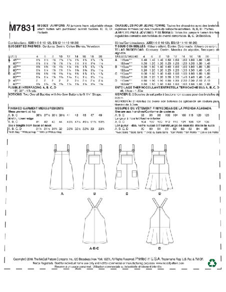Patron McCall's 7831.AX5 - Chasubles