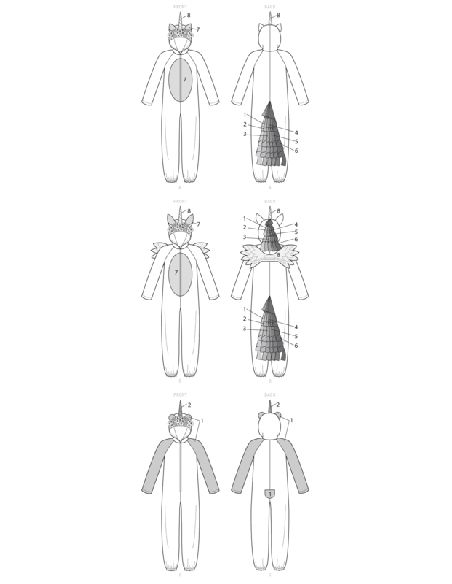 Patron McCall's 7852.KID - Déguisement