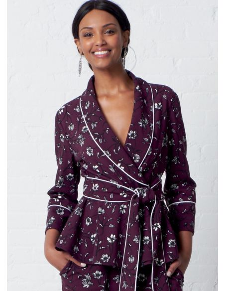 Patron McCall's 7875.Y - Veste, peignoir, pantalon