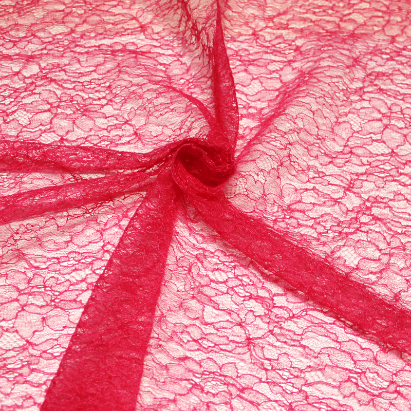 Dentelle de Calais - Fleur fuchsia