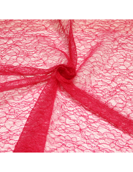 Dentelle de Calais - Fleur fuchsia