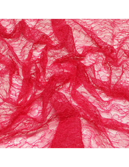 Dentelle de Calais - Fleur fuchsia
