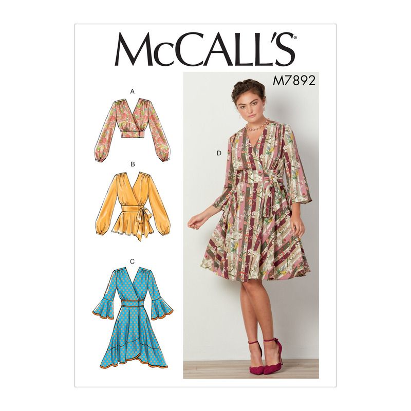 Patron McCall's 7892.A5 - Hauts et robes