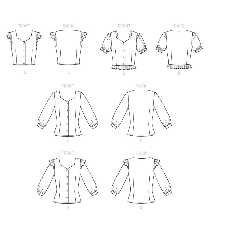 Patron McCall's 7900.A5 - Hauts