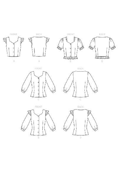 Patron McCall's 7900.A5 - Hauts