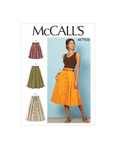 Patron McCall's 7906.A5 - Jupes
