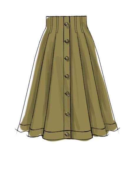 Patron McCall's 7906.A5 - Jupes