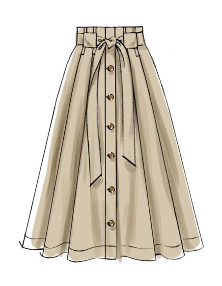 Patron McCall's 7906.A5 - Jupes