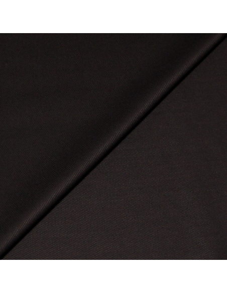 Tissu tailleur 100% laine super 150 - Caviar marron