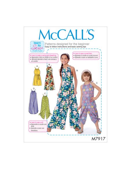 Patron McCall's 7917.CCE - Barboteuse, combinaison