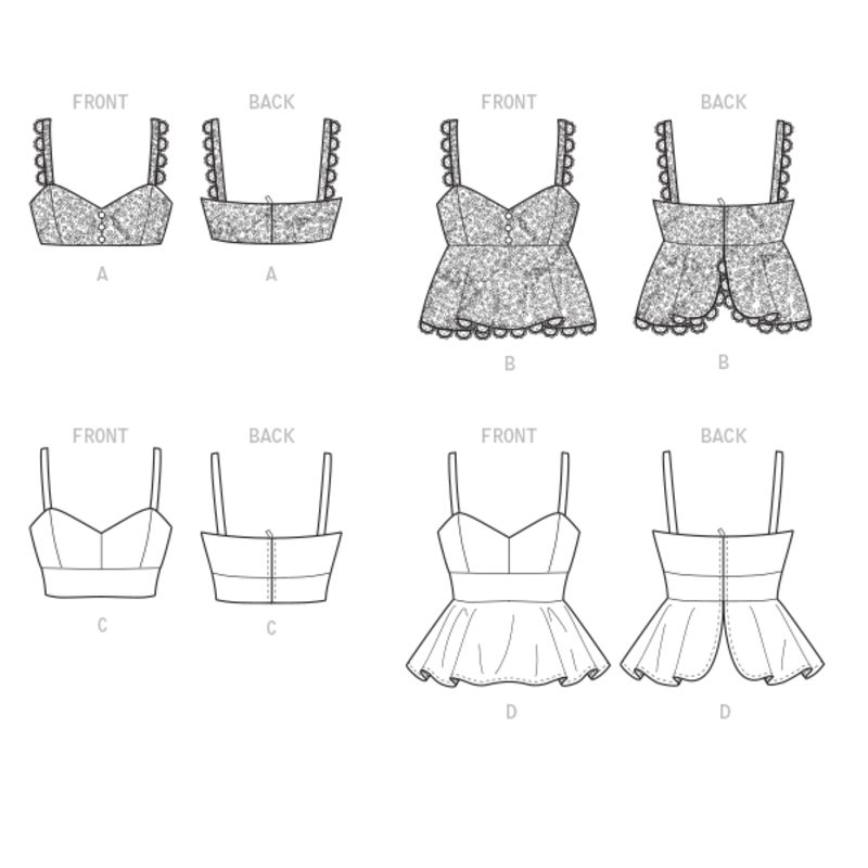 Patron McCall's 7958.A - Hauts