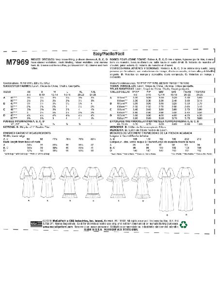 Patron McCall's 7969.Y - Robes