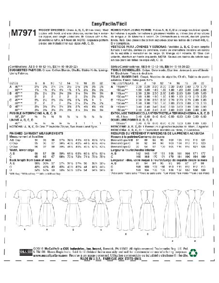Patron McCall's 7971.A5 - Robes