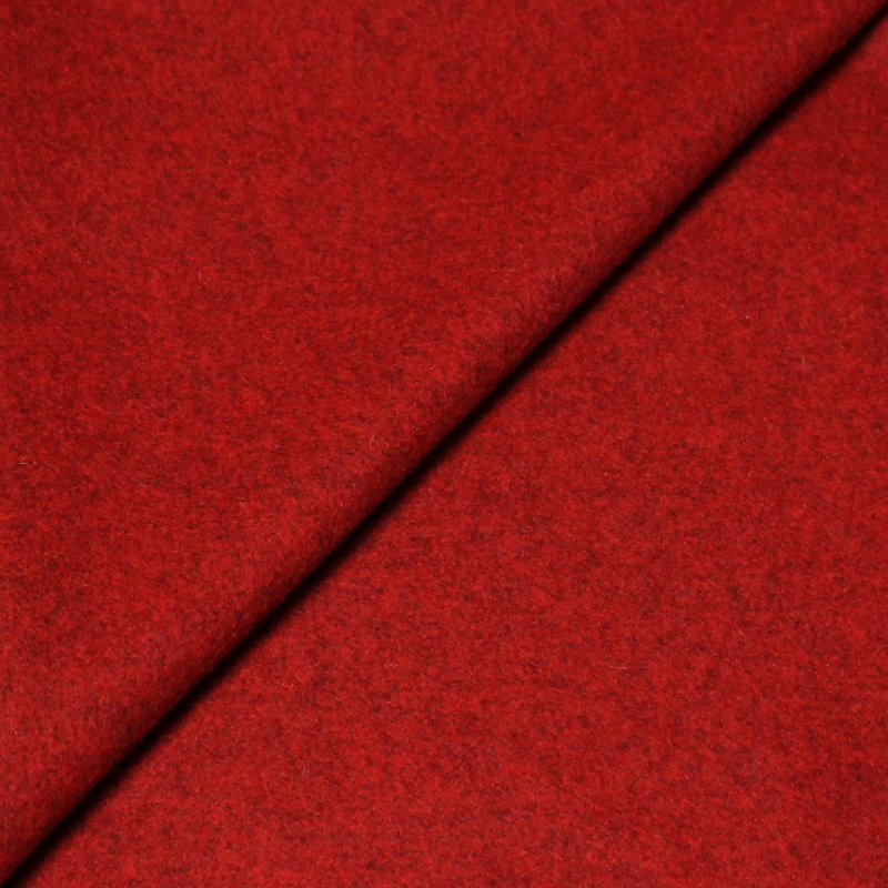 Drap de laine 100% laine - Rouge
