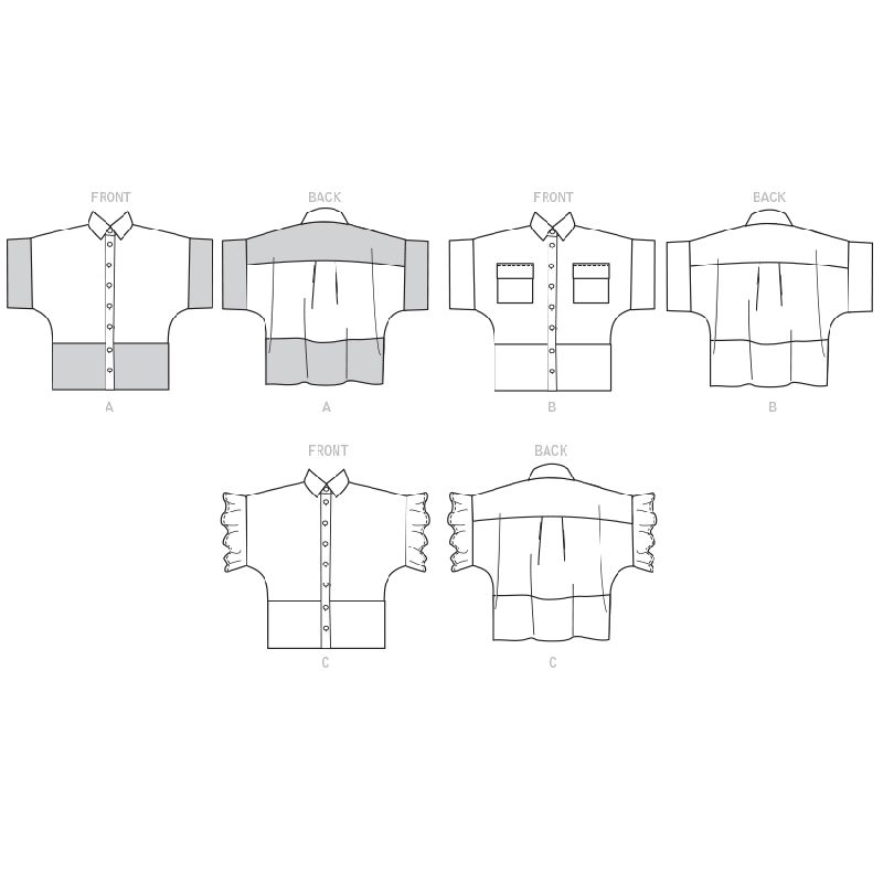 Patron McCall's 8001.Y - Hauts